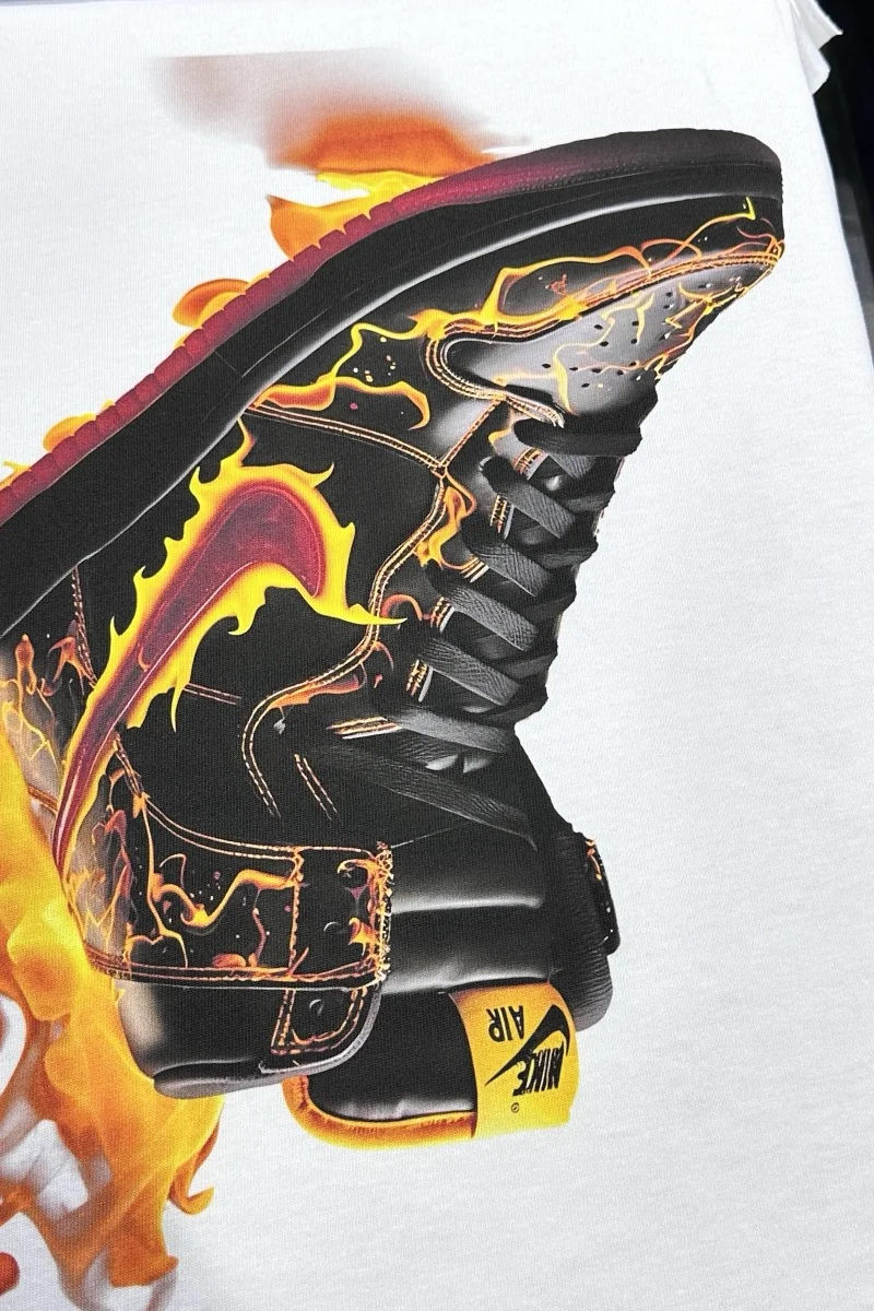 Imprion · sneaker flammes · vue complète