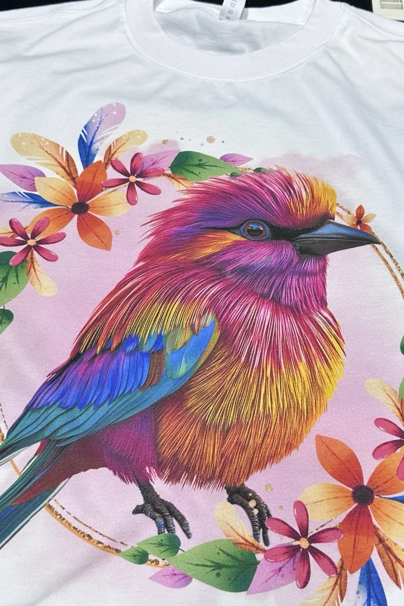 Imprion · oiseau aquarelle · vue complète