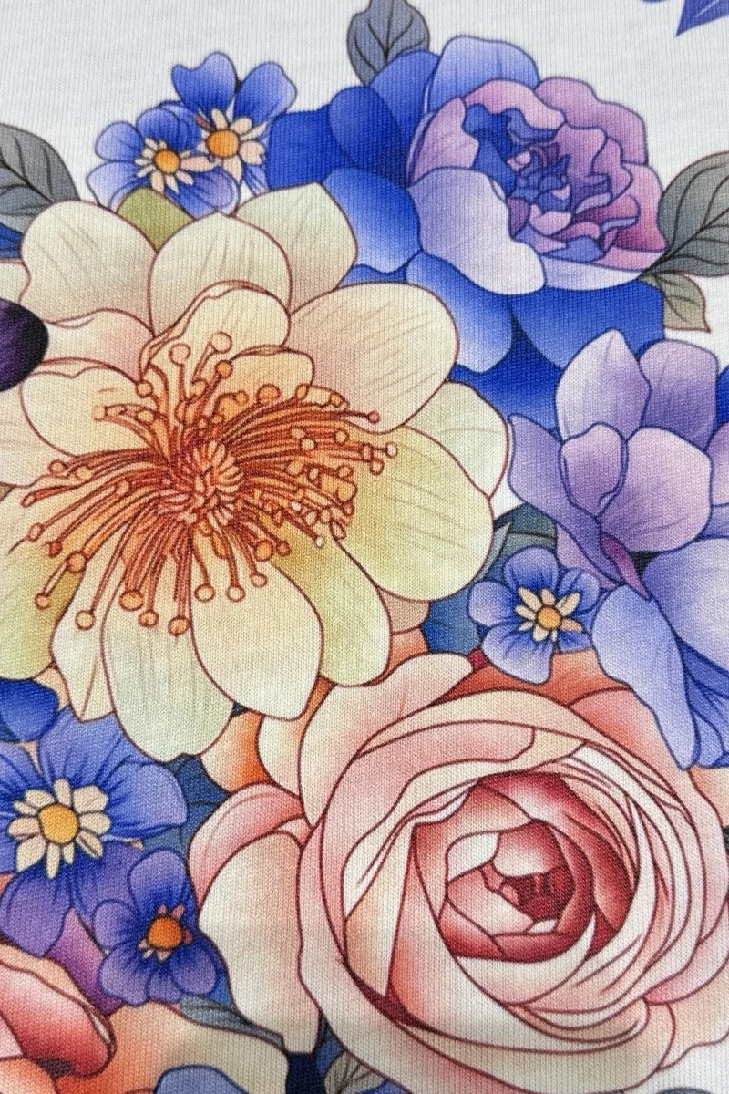 Imprion · bouquet papillon · détail trame